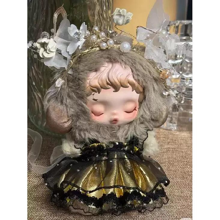 10cm Mini Doll Clothes For Skullpanda V1/V2 L'Impressionnisme Series Princess Dress Replacement Doll Outfit Accessories Gifts