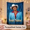 Custom Personalized Tapestry,Bruno Mars Print Custom Name Text Wall Art Hanging for Bedroom