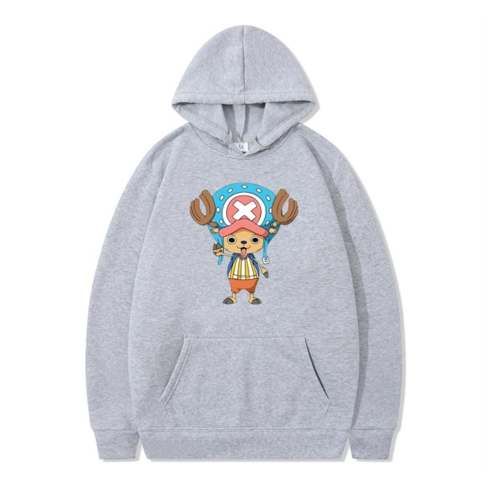Mens Womens Hoodie ONE PIECE Anime Tony Tony Chopper Hoodies Streetwear Casual Cartoon Printed Hooded Pullover Sweatshirts