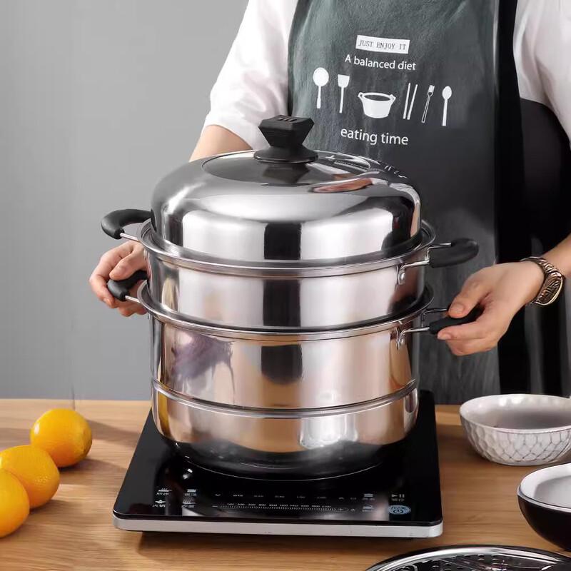 Thickened Stainless Steel Steamer Pot