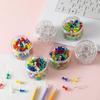 100 Pcs Boxed Creative Colored Thumbtacks for Photo Wall