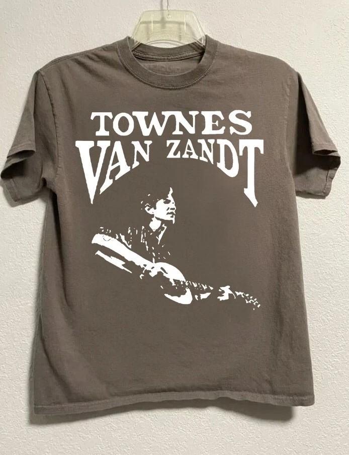 Unisex Cotton Short Sleeve Townes Van Zandt Graphic Unisex Tshirt Vintage Men Women S-5XL,Unisex,gift,Top