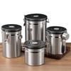 Contenant Scellé en Acier Inoxydable de 2,8 Litres Grande Capacité pour Conserver les Grains de Café, Disponible en Stock et Étanche à l'Humidité.