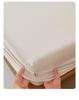 Pure Cotton Weave Washed Fitted Sheet - Solid Stripe Mattress Protector