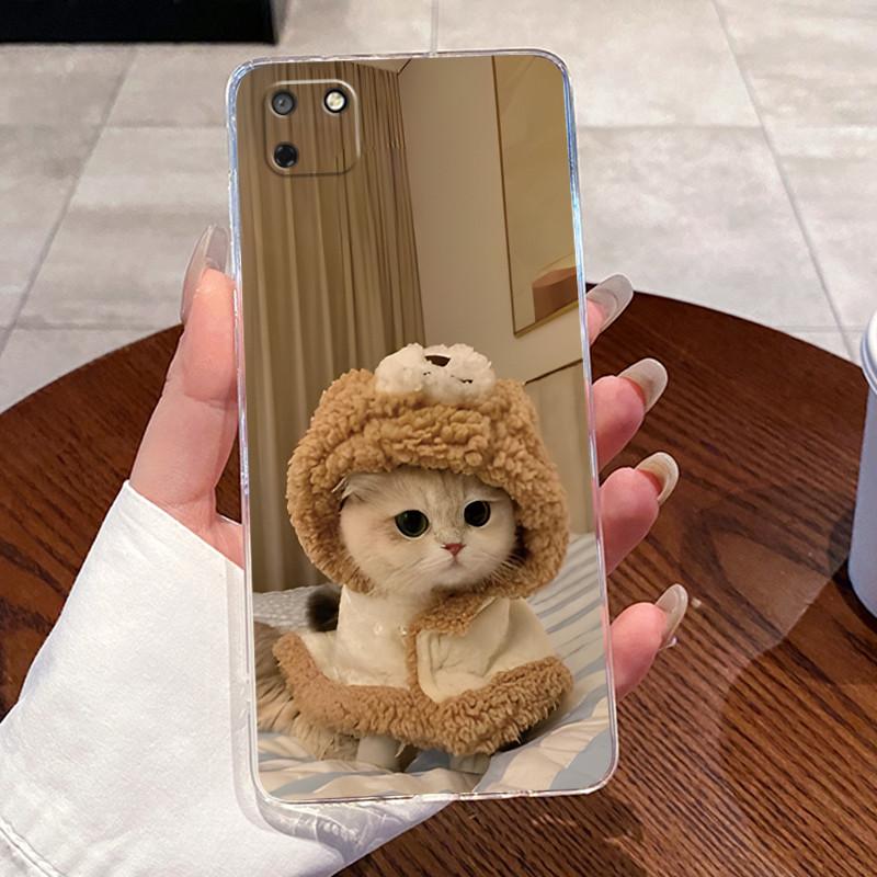 Jelly Casing For Huawei Y5P 2020 / Honor 9s Fundas Capa Clear Silicone Soft TPU Back Cover Cute Cat Rabbit Heart Protective Case