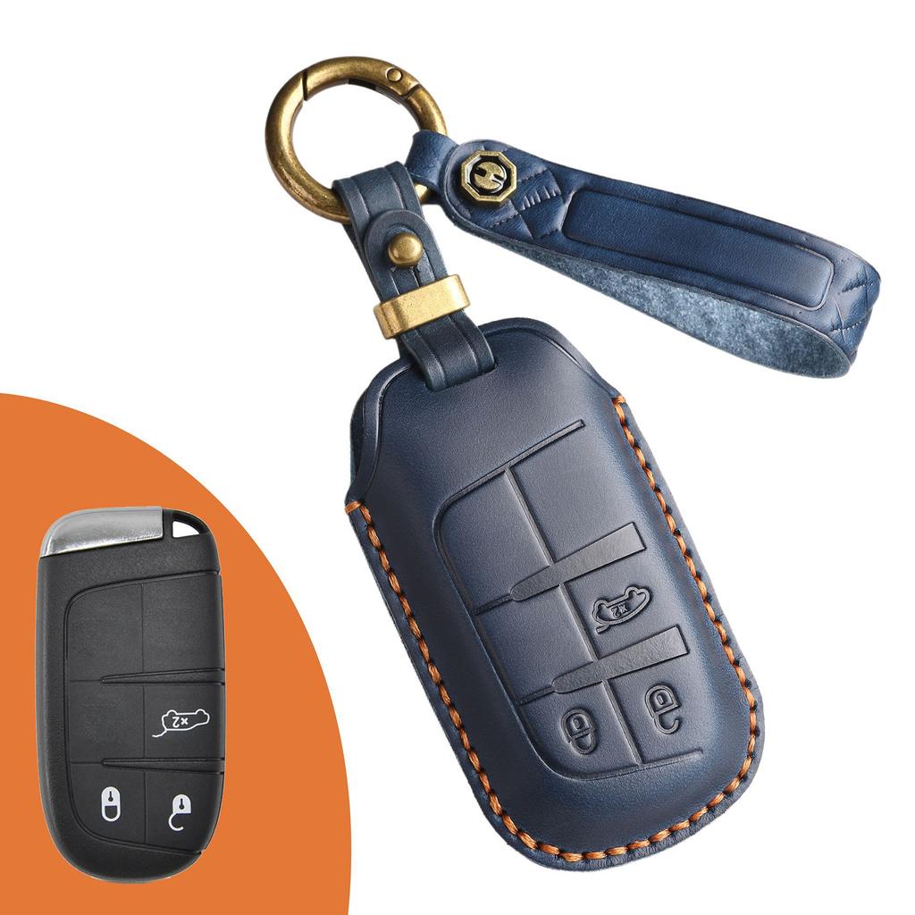 New Retro Key Case for Jeep Jeep Compass Commander Nookie Handmade Leather Key Case