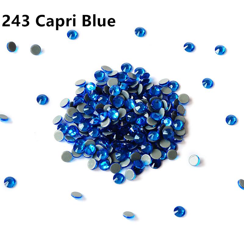 China Bulk Hot-fix Flat Back Rhinestones Bulk Crystal Glass Hotfix Rhinestones for Clothing Garment