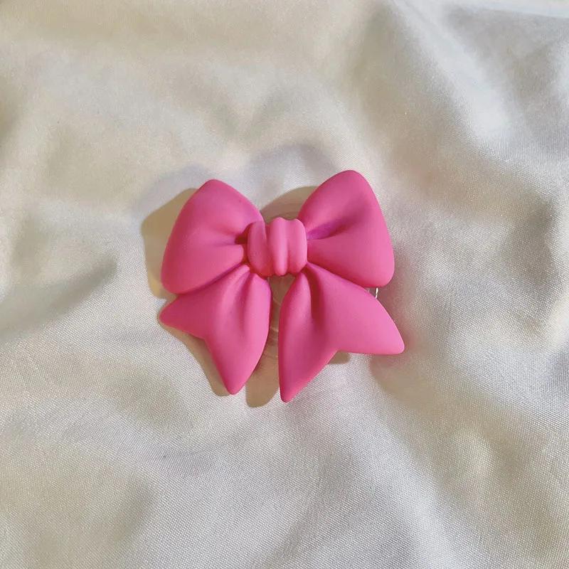 Plain Macaron Color Bow-knot Smart Tok Universal Phone Holder Korean Girl's Phone Bracket GripTok Stand Socket Lazy Bracket