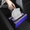 1PC Car Mounted Tissue Box, Car Mounted Sun Visor, Car Interior Supplies, Paper Drawer, Car Interior Frame Clip