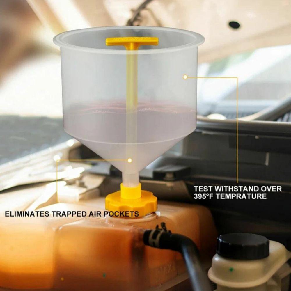 Spill Proof Design Coolant Filling Kit Refill Funnel Water Cooling System Kit  Automotive Repair