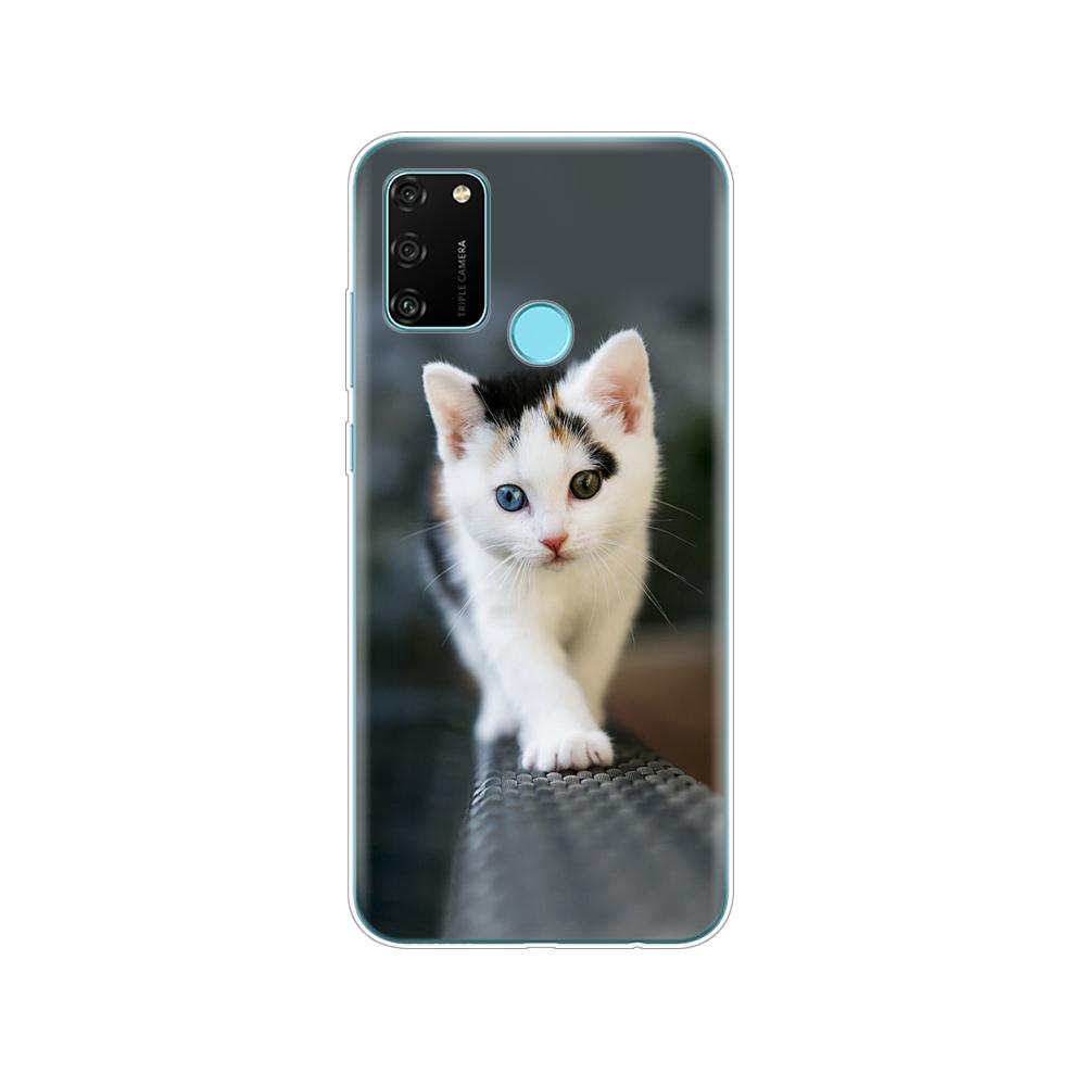 Hülle für HONOR 9A Hülle 6,3 Zoll; Weiche TPU-Silikon-Handyhülle für Huawei Honor 9A 9 A MOA-LX9N Rückseitenschutz Coque Funda Hülle