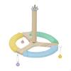 Rotating Bird Perches Toy, Parrot Stand Playground, Interactive Parakeet Toy for Parakeets