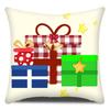Christmas Simple Plaid Pillow Cover Living Room Ornament Home Printing Sofa Cushion Premium Durable Quality Useful