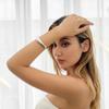 Minority Design Cuff Bangles Metal Exaggerated Bracelet Simple Irregular Open Bangle  Women