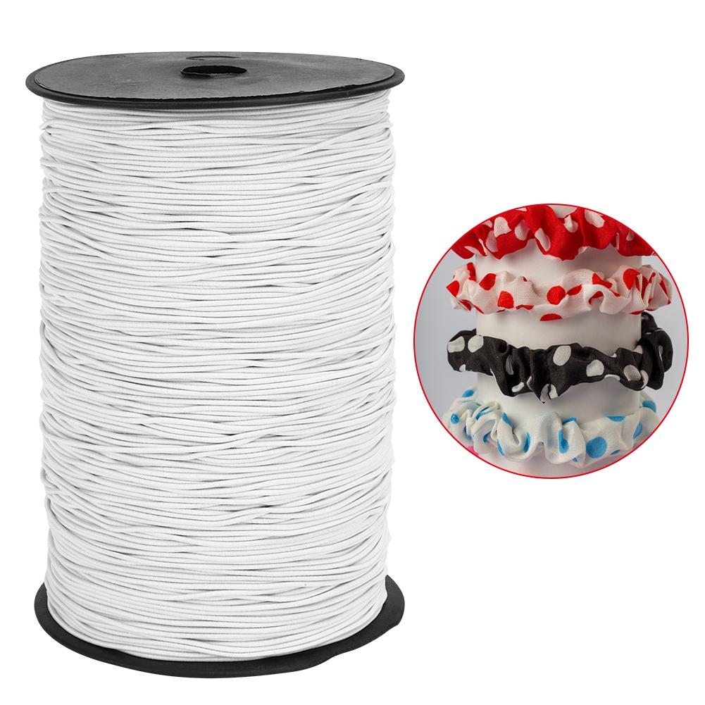

1.5mm 500m Round Elastic Bungee Rope String Stretchable Cord Dress Making Craft
