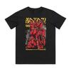 Vintage Washed Gundam Sazabi Mecha Anime Manga Graphic Print Y2K Retro Aesthetic Unisex Fan Gift Graphic T-shirt Men Women Printed Tee Summer Casual