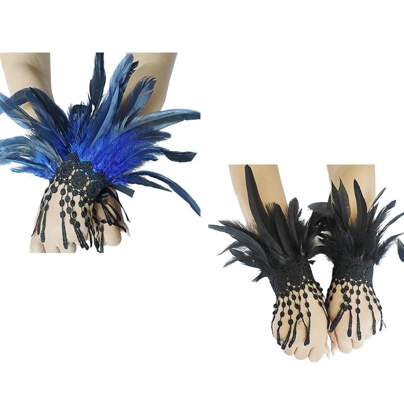 Breathable Lace Witch Gloves Halloween Costume Accessory Perfect For Cosplay And Themed