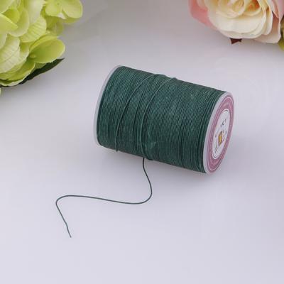 130 Metre 0.5mm Yuvarlak Polyester Mumlu İplik Dikiş Dikiş Bej
