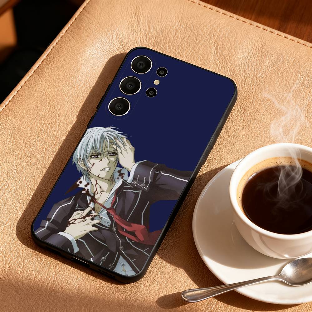 Anime M-Manga Vampire Knight Phone Case For Samsung S26,S25,24,23,22,30,21,10,9,Ultra,Plus,Lite,Black Soft Case