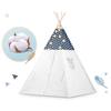 Tenda teepee per bambini Nukido con luci - Blu Navy