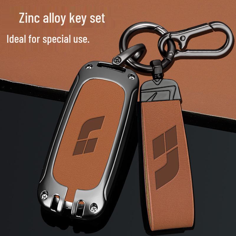 Compatible Ideal L7 Key Cover for 2023 Ideal One L8 Car, Protective Shell with Key Buckle for Men and Women