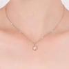Women's 925 Silver Time Necklace Pendant - Fashionable Clavicle Chain Jewelry Christmas Gift for Girlfriend or Wife