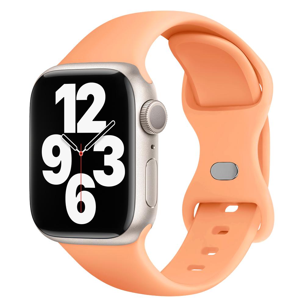 Silicone Strap For Apple Watch Band 44mm 45mm 41mm 40mm 49mm 42mm 38mm 46MM Sport Bracelet iWatch Series Ultra 2 SE 10 9 8 7 6 5