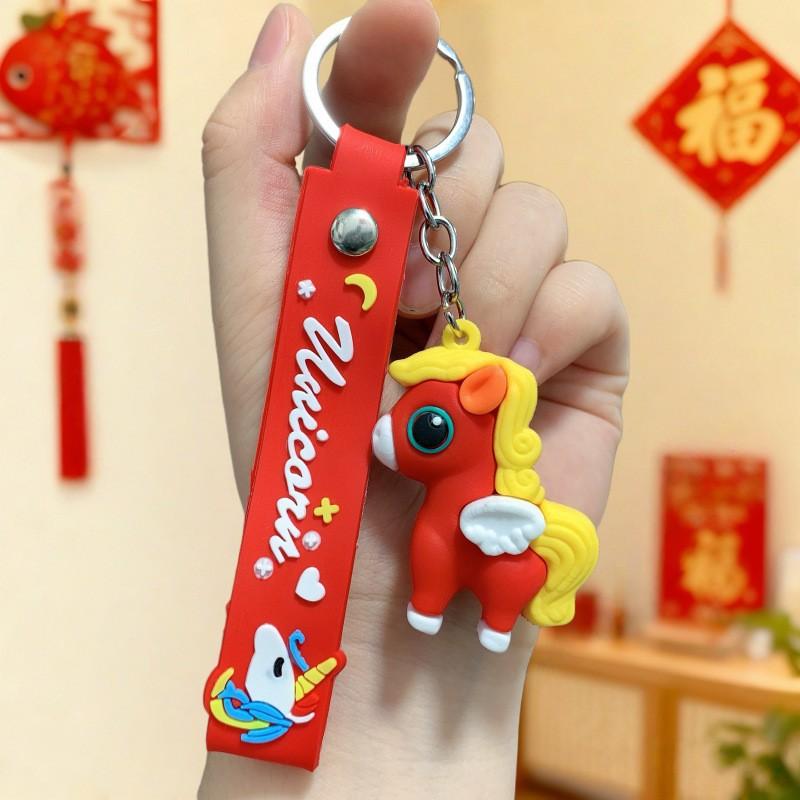 Doll Keychain 2026 Pony New Year's Zodiac Pendant Small Gift Car Bag Pendant