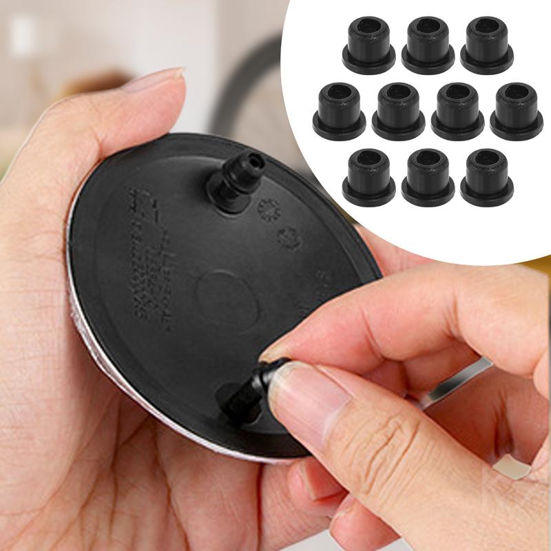 Hole Plug Auto Body Plugs 10 Pieces Truck Bed Hole Plugs Black Rubber Hole Plug For Women Men Adults Bikes Frame