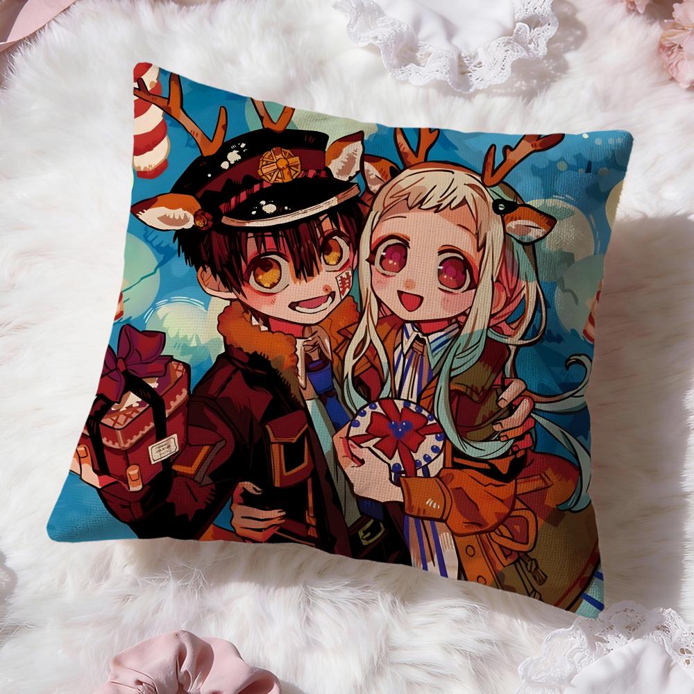 b-Bound Hanako-kun Cushion Cover Premium Comfort Reversible Pillow Cove -Two in One Design for Any Room & Car Interior