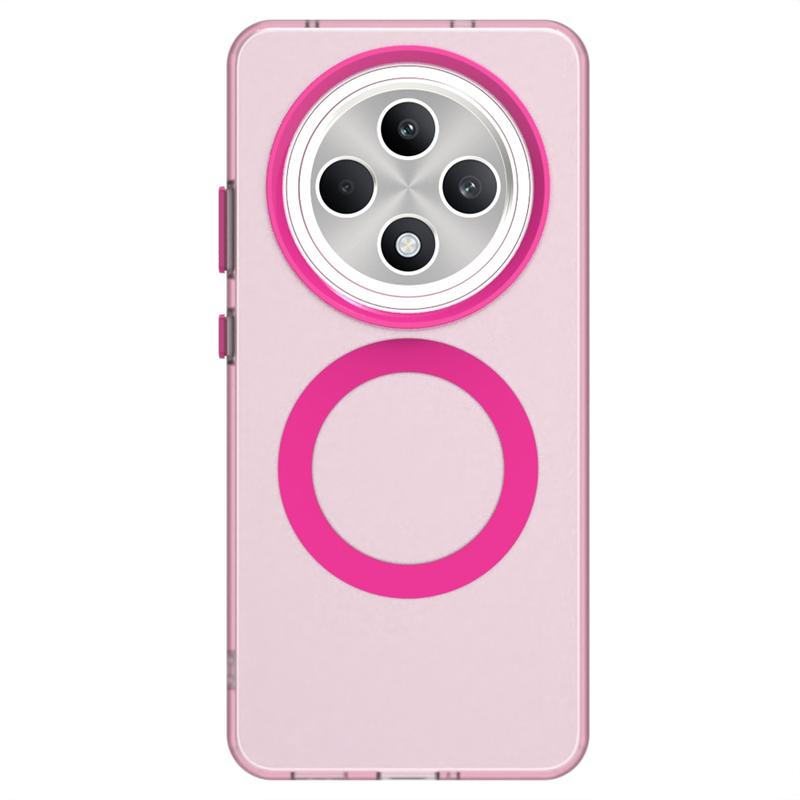 Transparent Case For Oppo Reno 12 FS Case Magnetic Adsorption Wireless Charge Cover Oppo Reno 12 FS Case For Oppo Reno 12 FS 12F