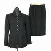 Jujin Plaza / Two-Piece Set / Below-Knee Skirt Suit [Women’s 40 / L / Black] Fully Lined Formal Jacket