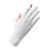 UV Protection Driving Gloves Women Lightweight Ice Silk Long Finger Anti-Slip Touchscreen Compatible Outdoor Cycling