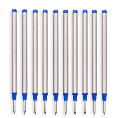 MB Stift Kompatibler Kugelschreiber für Kappen-Kugelschreiber Mittlere Spitze 10 Stück Blau Wasserbasiert - - 0,7mm -