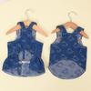 Pet Couple Clothing Denim Small Dog Dog Clothing Traction Skirt Spring Autumn Summer