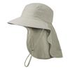 Summer Women's Sunscreen Hat Big Eaves UV Protection with Shawl Bucket Hat Men's Outdoor Riding Breathable Sun Hat