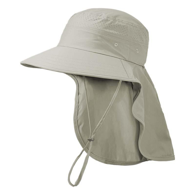 Summer Women's Sunscreen Hat Big Eaves UV Protection with Shawl Bucket Hat Men's Outdoor Riding Breathable Sun Hat