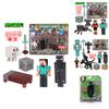 Minecraft Puslespils Actionfigurer Samling Høj Kvalitet Boligdekoration Og Gave Til Spillere