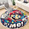 1pc Mario Adventure Office Round Area Rug,  Under Office Chairs Bedroom Living Room Home Decor A0926054