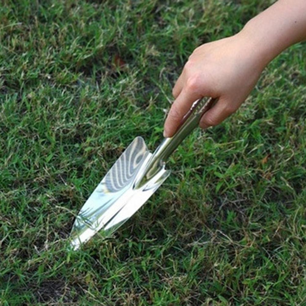 Handheld Shovel Solid Color Practical Multi-use Garden Shovel Wide Application Anti-deform Planting Shovel for Gifts
