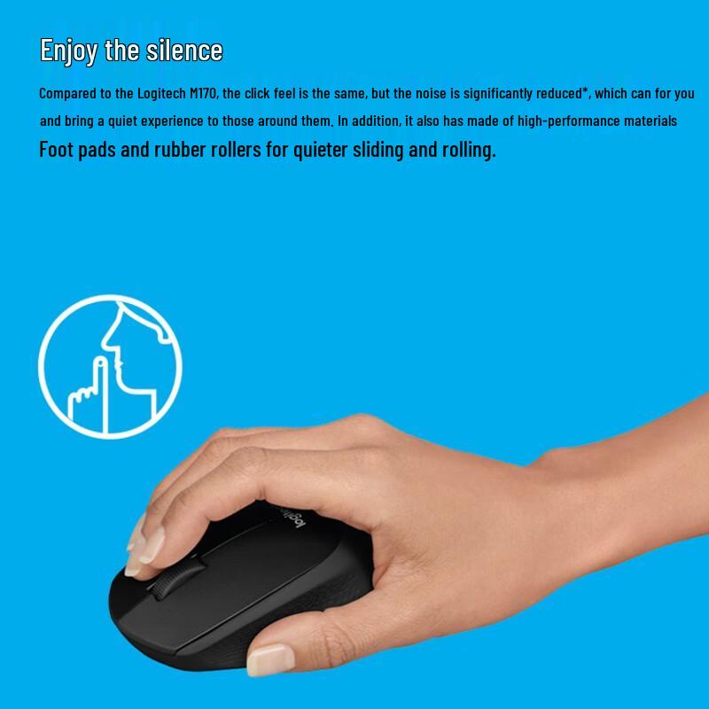Logitech M330 Wireless Silent Right-Handed Mouse