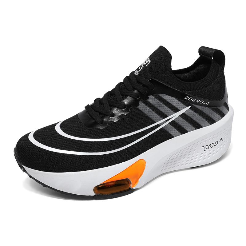 

Мужские кроссовки для бега с воздушной подушкой Женские Оригинальные Марафонские Уличные Кроссовки из сетки с дышащей поверхностью Мужские Удобные Спортивные Тренировочные Кроссовки 44 чёрный