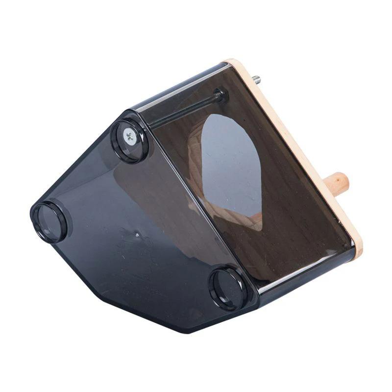 

Прозрачный птичий домик для разведения птиц, клетка для разведения аракитов, акриловый домик для разведения попугаев, подвесное гнездо для птиц, аксессуары для птичьей клетки чёрный