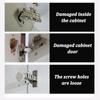 Drawer Cupboard Door Hinges Mount Furniture Hardware Hinge Repair Plate Cabinet Repair Accessories