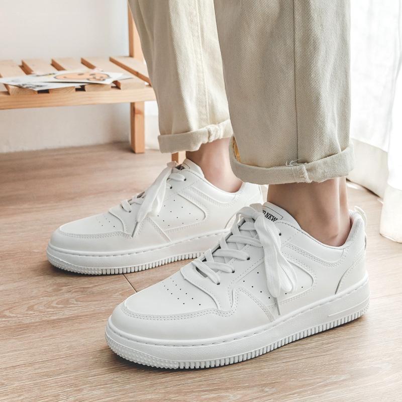Couple little white shoes women's 2025 new popular platform little white shoes versatile student ins casual board shoes men's shoes
