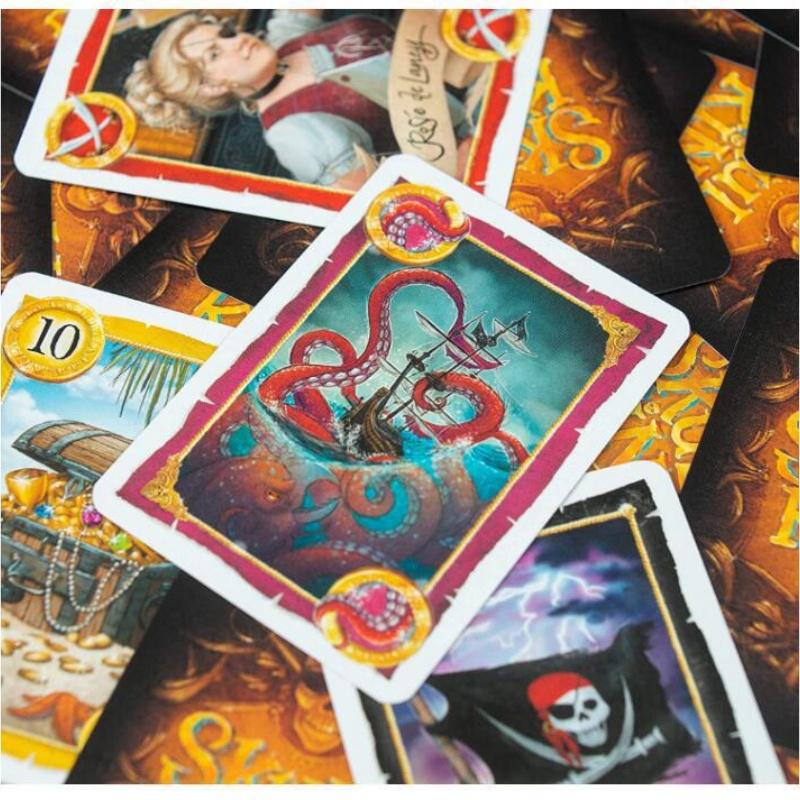 Kull King Skeleton King Ultimatives Piratentrickspiel Party Brettspiel Cover Asset Creator Karten