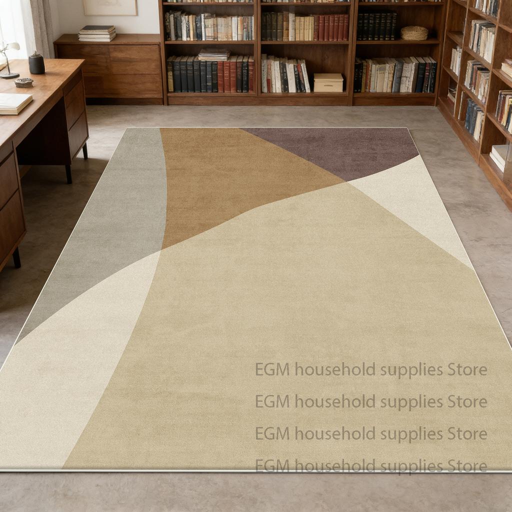 Light Luxury Carpets Abstract Living Room Decor Lounge Rug Large Area Bedroom Short Velvet Washable Non-slip Floor Mat Office