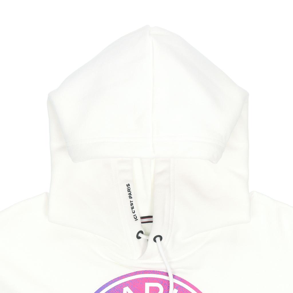 Felpa con cappuccio Air Jordan Paris Saint-Germain Stampa Pile Bianca Uomo CZ0816-100