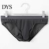 Comfortable Men Briefs Mid-rise High Elasticity Tight Fit Breathable Panties Mesh Stitching Sexy Underwear Solid Color Daily Wear Fine Lines