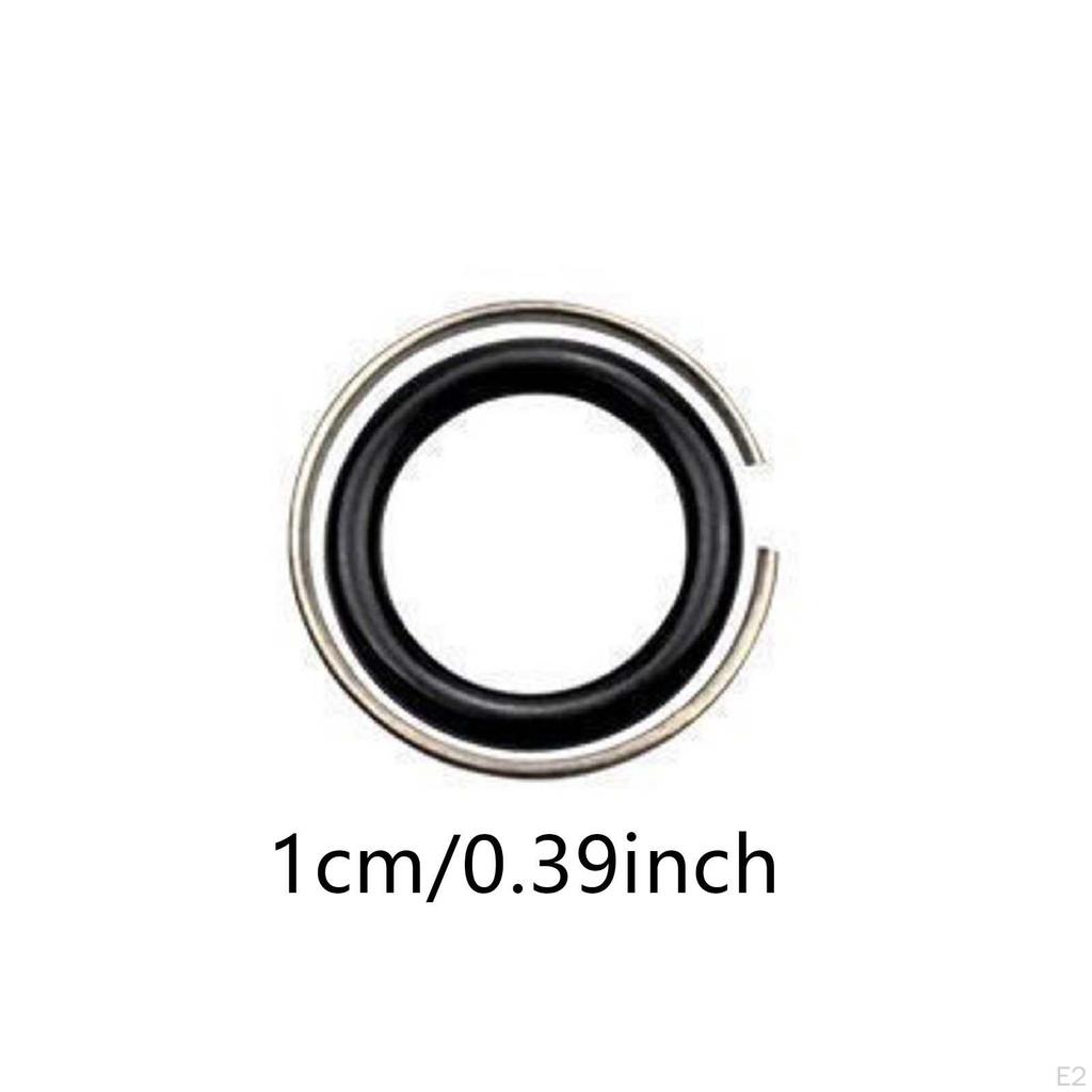 10 ks Klíčové kroužky Nárazová objímka Pojistná pružina Ocel